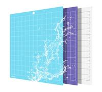 Prime Vinyl Alfombrilla de corte para Silhouette Cameo 4/3/2/1-3 unidades- 30,5 x 30,5 cm, alfombrilla de corte antideslizante, mango estándar, mango de luz, mango fuerte, juego de alfombrillas de