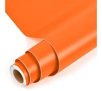 Prime Vinyl Lámina de vinilo para plóter, 30 cm x 305 cm, color naranja mate, vinilo adhesivo permanente, rollo de vinilo para plóter trasero para Silhouette Cameo, la mayoría de las máquinas de corte