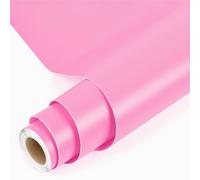 Prime Vinyl Lámina de vinilo para plóter -30 cm x 305 cm- mate Rosa pálido Vinilo permanente autoadhesivo, lámina de plóter en rollo Parte posterior de vinilo para Silhouette Cameo, la mayoría de las