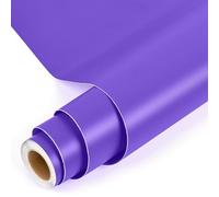 Prime Vinyl Rollo de vinilo permanente morado mate, vinilo morado mate para Cricut, vinilo autoadhesivo de 12 pulgadas x 10 pies para Silhouette Cameo, calcomanía decorativa, máquina de corte,