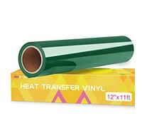 Prime Vinyl Vinilo Textil para Corte de Alta Flexibilidad, Rollo de 30.5 cm x 3.36 m, Compatible con Cortadoras Plotter - Ideal para Personalizar Ropa, Gorras y Prendas (Verde)