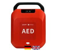 Primedic HeartSave YA Desfibrilador de primeros auxilios con descarga automática, 8 años de garantía del fabricante, Idioma: Inglés/Alemán
