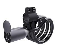 PRIMEGA Cerradura electrónica con cable con cable de metal inteligente (modelo de huellas dactilares C3)
