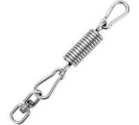 PRIMEGA Silla colgante Cesta colgante columpio Muelle de acero inoxidable conjunto giratorio resorte de tensión absorbente de golpes de primavera