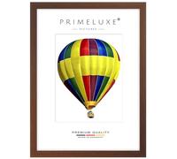 PrimeLuxe Marco de fotos de madera 60 x 100 cm (tamaño de la imagen) en marrón wengué | Color y tamaño seleccionables | Marco para póster | Puzzle | Foto collage | Fabricación alemana