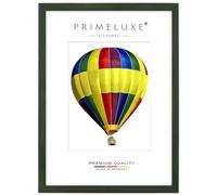 PrimeLuxe Marco de fotos de madera 70 x 100 cm (Tamaño de la imagen) en verde envejecido | Color y tamaño seleccionables | para pósters | Rompecabezas | collage de fotos