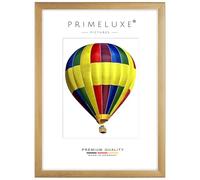 PrimeLuxe Marco de Fotos de Madera 80 x 100 cm (Medida de la Imagen) en Oro Lavado | Color y Tamaño Elegible | Marco para Pósteres | Rompecabezas | Foto Collage | HECHO EN ALEMANIA