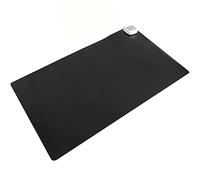 PrimeMatik - Alfombra y Superficie térmica con calefacción para Escritorio Suelo y pies de 60 x 36 cm 65W Negro
