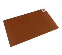 PrimeMatik - Alfombra y Superficie térmica con calefacción para Escritorio Suelo y pies de 60 x 36 cm 65W marrón