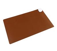 PrimeMatik - Alfombra y Superficie térmica con calefacción para Escritorio Suelo y pies de 60 x 36 cm 85W marrón