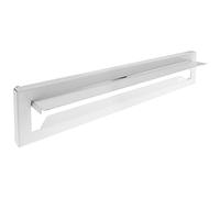 PrimeMatik - Bocacartas Correo para Puertas y Vallas en Acero Blanco 364 x 71 mm