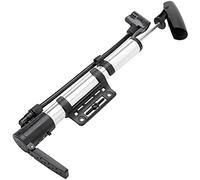 PrimeMatik - Bomba de Aire para inflar Rueda. Mancha infladora de neumático con válcula Presta Schrader Aguja