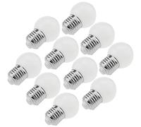 PrimeMatik - Bombilla LED G45 E27 230VAC 1,5W luz Blanco cálido 10 Pack