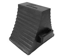 PrimeMatik - Calzo de goma para coches y camiones. Cuña de ruedas doble para autocaravanas