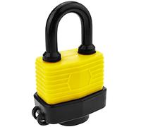 PrimeMatik - Candado de Seguridad Acero con protección Exterior IP44 40mm