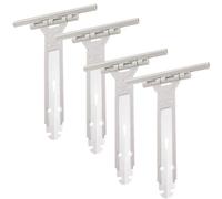 PrimeMatik - Fleje Tirante de 140mm para persiana Pack 4 Unidades