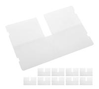 PrimeMatik - Funda Protectora Plegable Porta mascarillas 10 Unidades