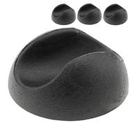 PrimeMatik - Protector de Goma para pies y Patas Hairpin para Mesa 4-Pack Negro