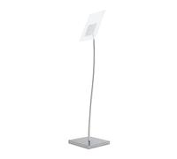 PrimeMatik - Soporte de pie e Inclinado de metacrilato para rótulo o Cartel A4