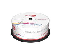PRIM 2761225 - DVD+R 4.7GB/120min, cakebox de 25 piezas, mate