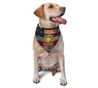 Primer Batallón del 9º Regimiento De Infantería Pañuelos Perros Ajustable Bandanas Perros Lavable Bufanda Triangular para Mascotas Gatos Cachorros