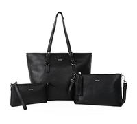 PRIMER - Bolso Shopper Mujer Elegante, Bolsos De Mujer Versátiles, Bolso Mujer Para Todo Uso, Bolsos Mujer Con Estilo, Bolso Universidad Mujer, Negro