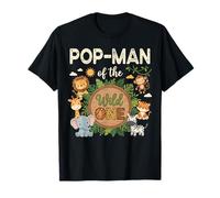 Primer cumpleaños del Safari de Pop-Man of The Wild One Camiseta