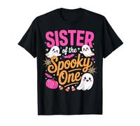 Primer cumpleaños niña Halloween espeluznante una primera hermana a juego Camiseta
