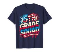 Primer día de Bruh 5TH Grade Squad, Profesora de Bandera de EE. UU., Little Miss Camiseta