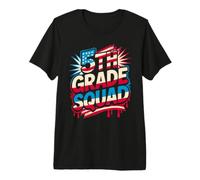 Primer día de Bruh 5TH Grade Squad, Profesora de Bandera de EE. UU., Little Miss Camiseta Premium