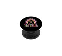 Primer día de Cuarto Grado Niños Niñas 1er día de Cuarto Grado PopSockets PopGrip Adhesivo