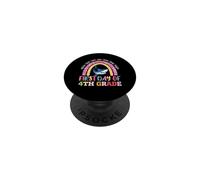 Primer día de Cuarto Grado Niños Niñas 1er día de Cuarto Grado PopSockets PopGrip Adhesivo