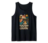 Primer día de Escuela enseñando a Las futuras líderes Mujeres Lindas Camiseta sin Mangas