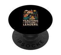 Primer día de Escuela enseñando a Las futuras líderes Mujeres Lindas PopSockets PopGrip Adhesivo