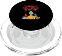 Primer día de Escuela Enseñar a los Humanos pequeños es mi Jam Cute ABDC PopSockets PopGrip para MagSafe