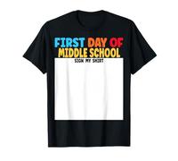 Primer día de Escuela Secundaria Firma mi Camisa de Regreso a la Escuela Camiseta