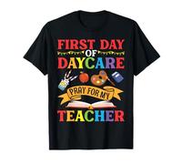 Primer día de guardería Ore por mi Maestro Diversión de Regreso a Clases Camiseta