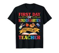 Primer día de jardín de Infantes Ore por mi Maestro de Regreso a la Escuela Camiseta