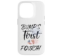 Primer Día de la Independencia del Embarazo del 4 de Julio de Bump Carcasa para iPhone 14 Pro