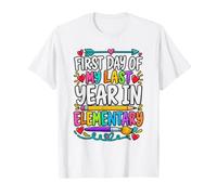 Primer día de mi último año en la Escuela Primaria de Regreso a Clases Camiseta