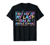 Primer día de mi último año en la Escuela Secundaria Regreso a la Escuela Camiseta