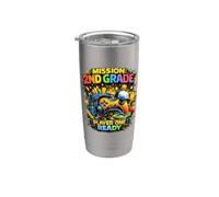 Primer día de segundo grado Modo jugador 2 Broma de jugadores desbloqueados Vaso térmico de acero inoxidable de doble pared