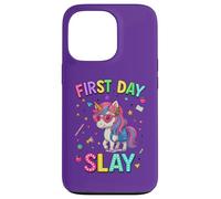 Primer día Mata para tu Divertido Primer día de Regreso a Clases Carcasa para iPhone 13 Pro