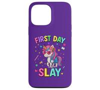 Primer día Mata para tu Divertido Primer día de Regreso a Clases Carcasa para iPhone 13 Pro MAX