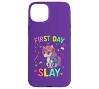 Primer día Mata para tu Divertido Primer día de Regreso a Clases Carcasa para iPhone 15 Plus