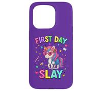 Primer día Mata para tu Divertido Primer día de Regreso a Clases Carcasa para iPhone 15 Pro