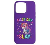 Primer día Mata para tu Divertido Primer día de Regreso a Clases Carcasa para iPhone 15 Pro MAX