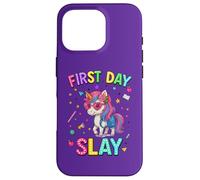 Primer día Mata para tu Divertido Primer día de Regreso a Clases Carcasa para iPhone 16 Pro