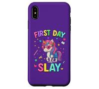 Primer día Mata para tu Divertido Primer día de Regreso a Clases Carcasa para iPhone XS MAX