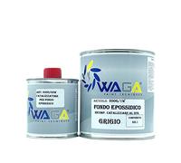 Primer Fondo Epoxi Gris 1 kg con Catalizador 200 ml, Pintura Imprimación para Aluminio, Acero Inoxidable, Leghe - Waga Paint Tecniques